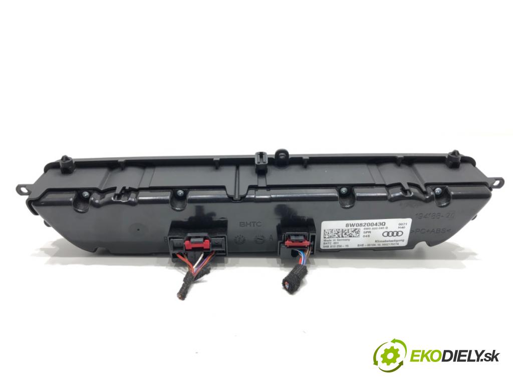 AUDI A5 F5 coupe 2017 140 kW 2.0 TDI 1968 Panel ovládania kúrenia 8W0820043Q (Prepínacie páčky pod volantom)