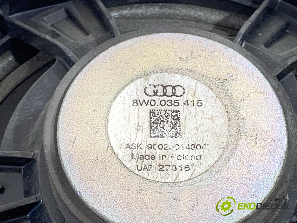 AUDI A5 F5 coupe 2017 140 kW 2.0 TDI 1968 reproduktor Dvere predný ľavy 8W0035415