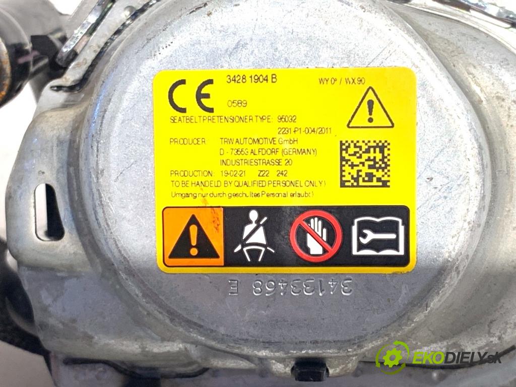 OPEL ASTRA K liftback 2019 110 kW 1.4 Turbo (68) 1399 Držiak BEZPEČNOSŤ pravy zad 39149954
