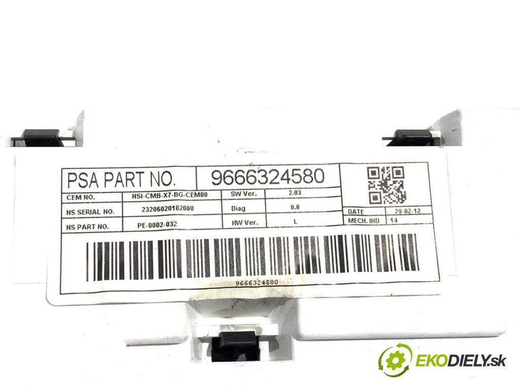 CITROEN C5 III Kombi 2012 120 kW 2.0 HDi 165 1997 Prístrojovka 9666324580 (Prístrojová doska)