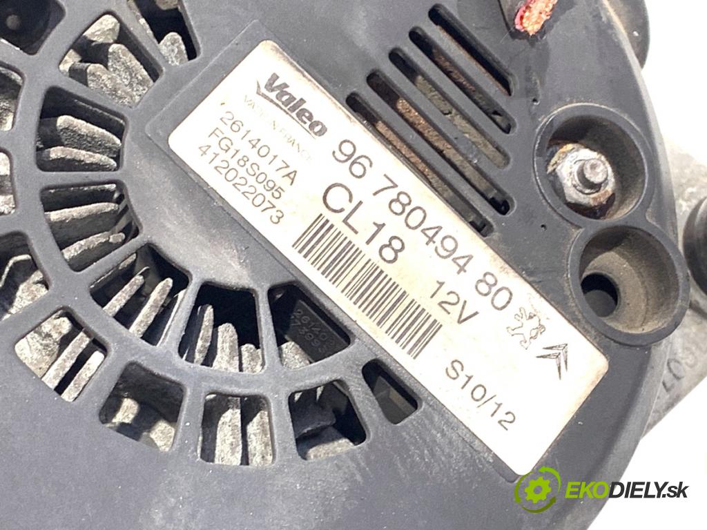 CITROEN C5 III Kombi 2012 120 kW 2.0 HDi 165 1997 Alternátor 9678049480 (Alternátor)