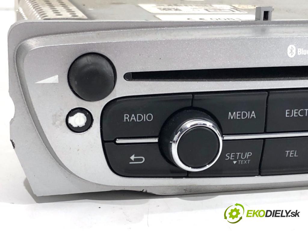 RENAULT SCENIC III nadwozie wielkoprzestrzenne (MPV) 2012 81 kW 1.6 16V (JZ0U, JZ1B) 1598 RADIO 281153266R (Audio zariadenie)