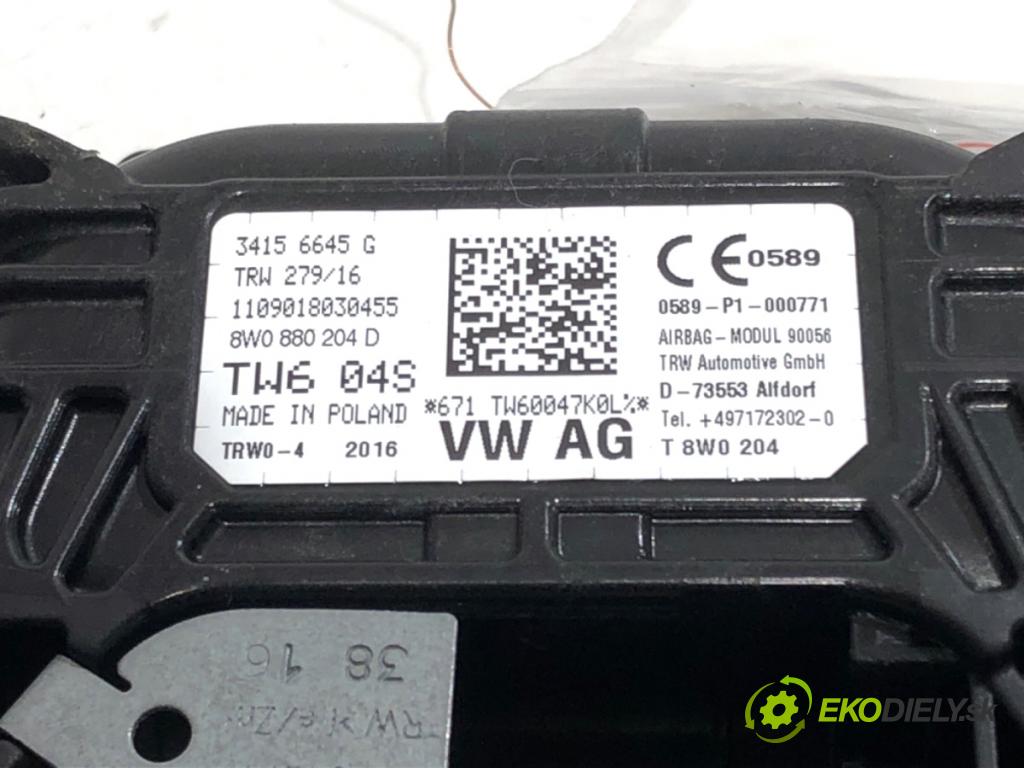 AUDI A5 F5 coupe 2017 140 kW 2.0 TDI 1968 AirBag spolujezdce 8W0880204D (Airbag)