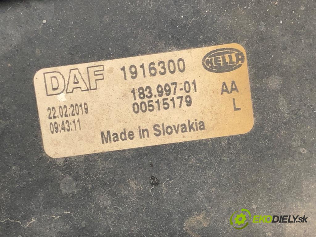 DAF XF Ciągnik siodłowy 2016 340 kW FT 460 340 kW [462 KM] olej napędowy 2012 - 2022 12900 Svetlomet ľavy predný 1835874