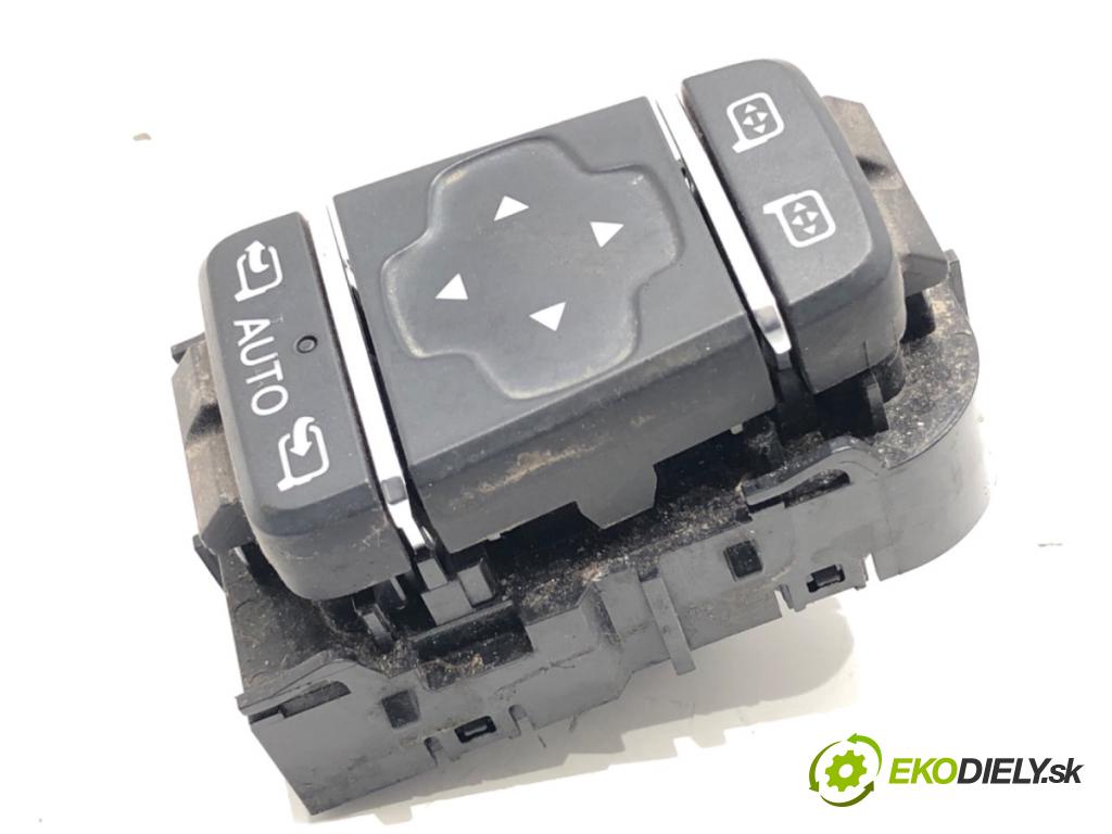 RENAULT CAPTUR I liftback 2018 87 kW 1.2 TCe 120 1197 Prepínač nastavenia spätných zrkadiel 255702886R (Prepínacie páčky pod volantom)
