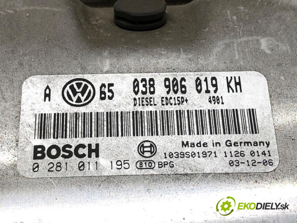 VW GOLF IV Kombi 2004 74 kW 1.9 TDI 1896 riadiaca jednotka Motor 038906019KH (Riadiaca jednotka)