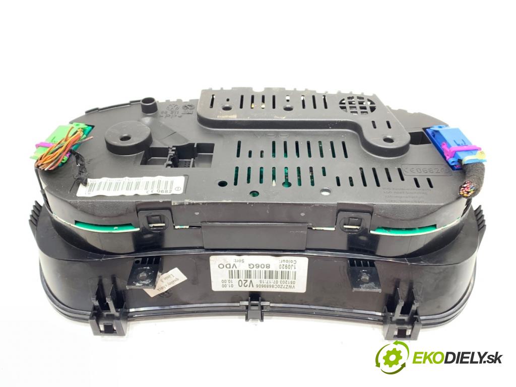 VW GOLF IV Kombi 2004 74 kW 1.9 TDI 1896 Prístrojovka 1J0920806G (Prístrojová doska)