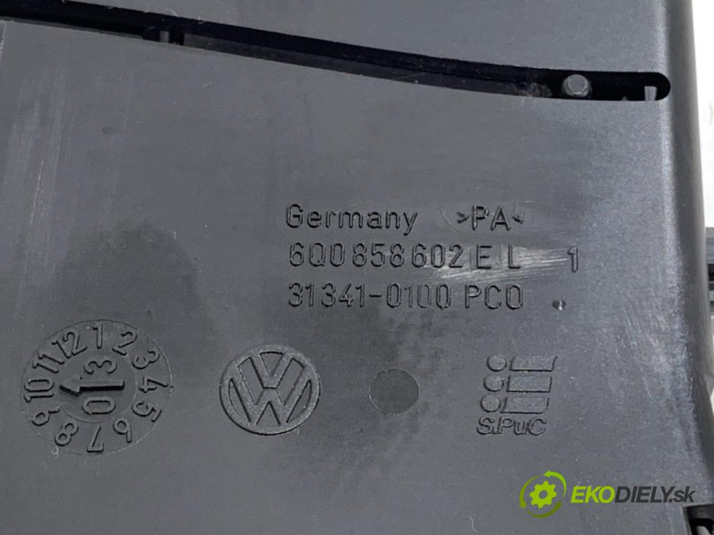 VW POLO IV 9N liftback 2003 47 kW 1.2 12V 1198 Držiak na nápoje 6Q0858602E (Držiak (úchyt) na nápoje)