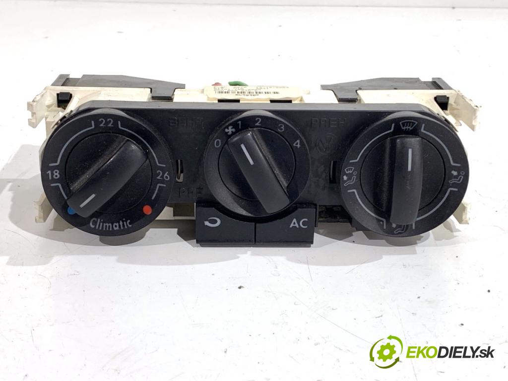 VW POLO IV 9N liftback 2003 47 kW 1.2 12V 1198 Panel ovládania kúrenia 6Q0820045E (Prepínacie páčky pod volantom)