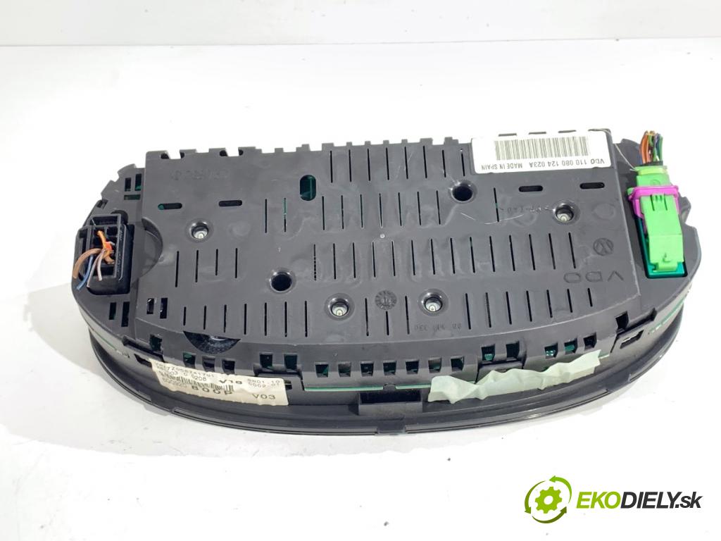 VW POLO IV 9N liftback 2003 47 kW 1.2 12V 1198 Prístrojovka 6Q0920800P (Prístrojová doska)