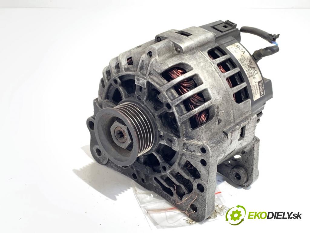 VW POLO IV 9N liftback 2003 47 kW 1.2 12V 1198 Alternátor 03D903025J (Alternátor)