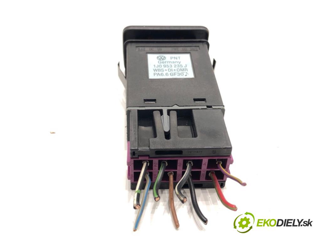 VW GOLF IV Kombi 2004 74 kW 1.9 TDI 1896 Spínač svetiel výstražných (núdzových) 1J0953235J (Prepínacie páčky pod volantom)