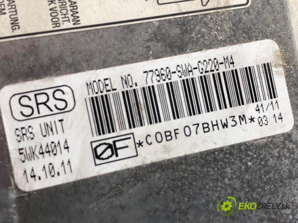 HONDA CR-V III SUV 2011 110 kW 2.2 i-DTEC 4WD (RE6) 2199 senzor airbag 77960-SWA-G220-M4 (Snímač)