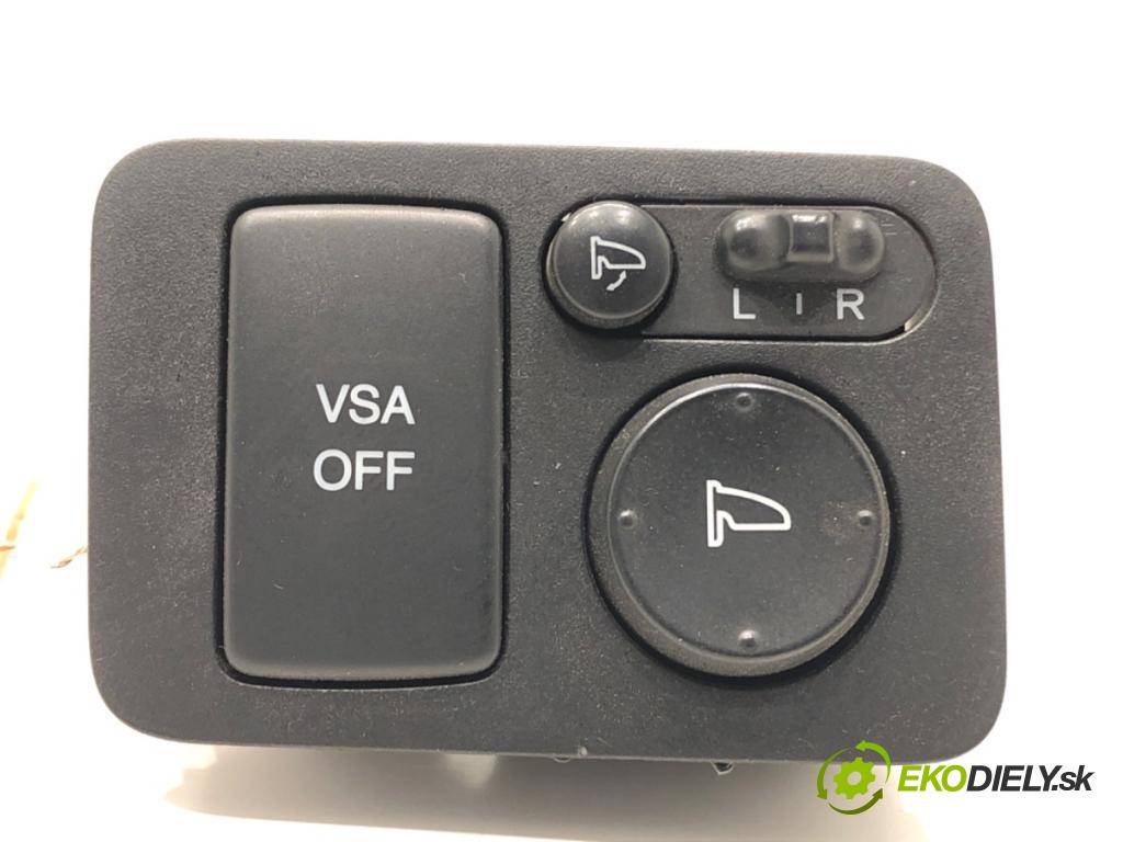 HONDA CR-V III SUV 2011 110 kW 2.2 i-DTEC 4WD (RE6) 2199 Prepínač nastavenia spätných zrkadiel M33212 (Prepínacie páčky pod volantom)