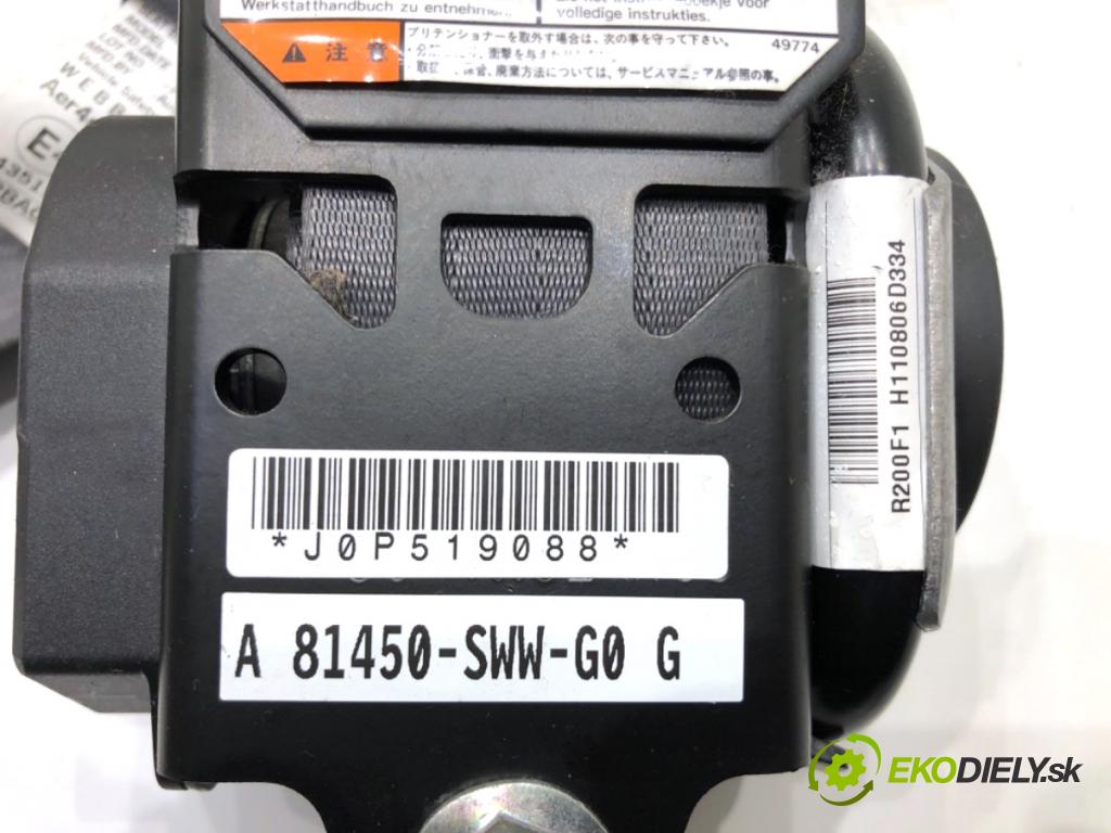 HONDA CR-V III SUV 2011 110 kW 2.2 i-DTEC 4WD (RE6) 2199 Držiak BEZPEČNOSŤ pravy predný 608200200A