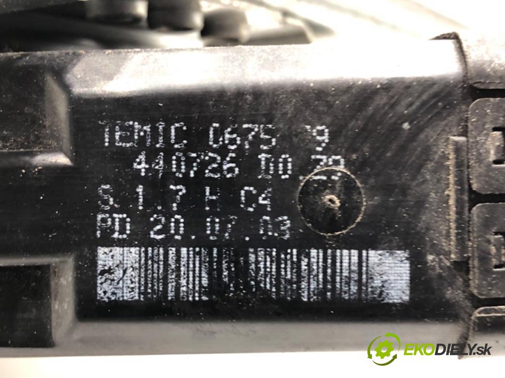 RENAULT SCÉNIC II nadwozie wielkoprzestrzenne (MPV) 2003 88 kW 1.9 dCi (JM0G, JM12, JM1G, JM2C) 1870 Mechanizmus okna pravy zad