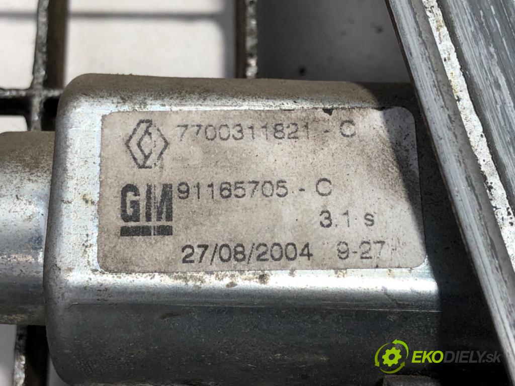 OPEL VIVARO A Autobus 2002 74 kW 1.9 DTI (F7, J7, A07) 1870 Mechanizmus okna pravy predný 7700311821