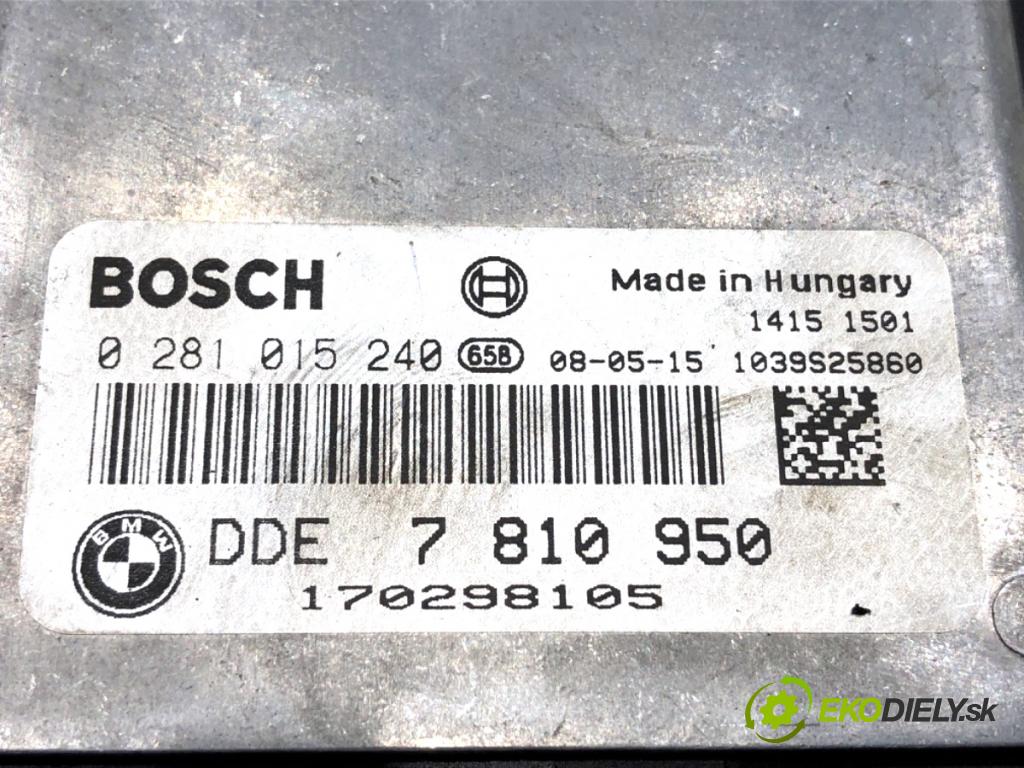 BMW E71 SUV 2013 180 kW xDrive 30 d 2993 riadiaca jednotka Motor 7810950 0281015240 (Riadiaca jednotka)