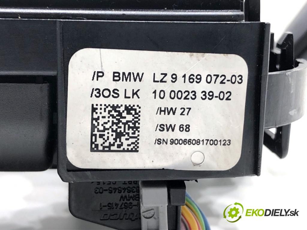 BMW E71 SUV 2013 180 kW xDrive 30 d 2993 Prepínač kombinovaný 9169072 (Prepínacie páčky pod volantom)