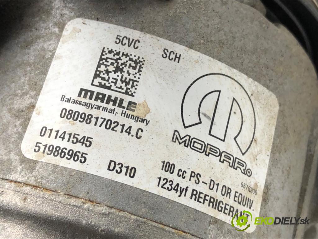 FIAT TIPO Kombi 2018 70 kW 1.4 (356WXA1B) 1368 Kompresor klimatizácie 51986965 (Kompresor klimatizácie)