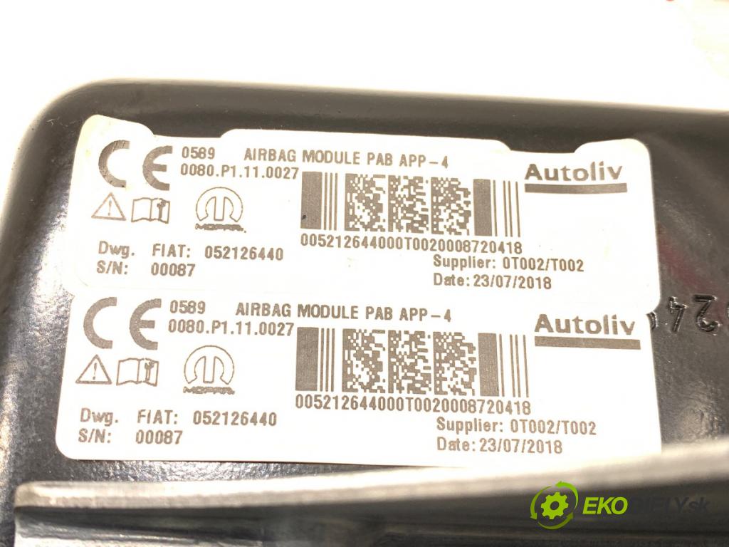 FIAT TIPO Kombi 2018 70 kW 1.4 (356WXA1B) 1368 AirBag spolujezdce 052126440 (Airbag)