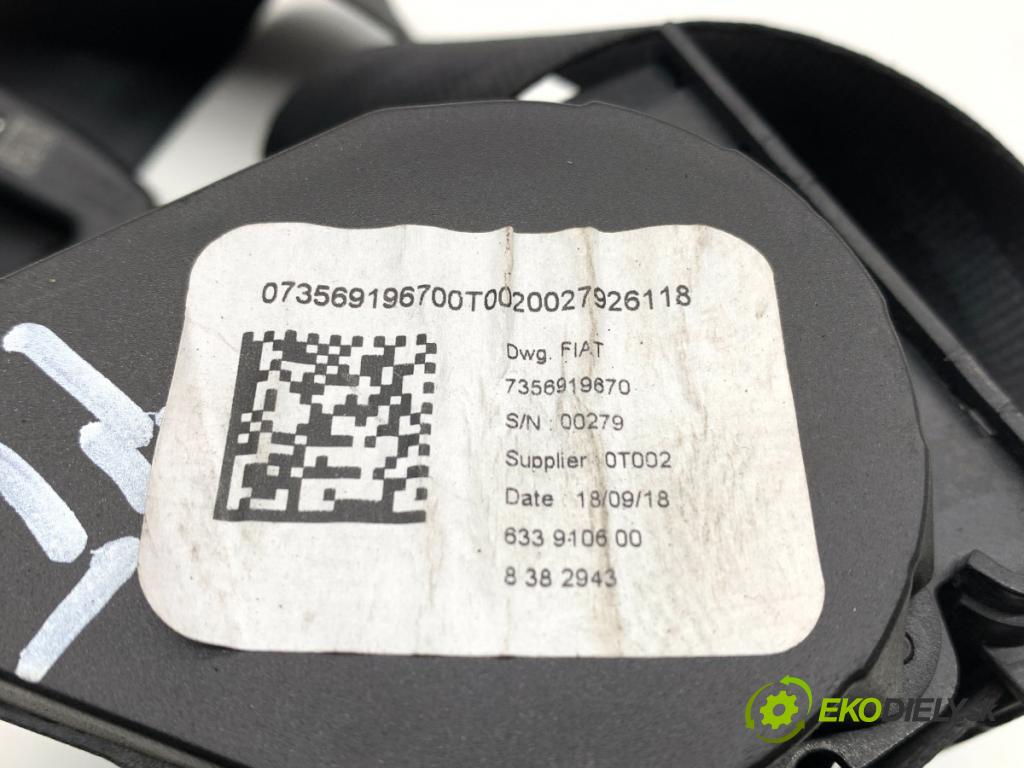 FIAT TIPO Kombi 2018 70 kW 1.4 (356WXA1B) 1368 Držiak BEZPEČNOSŤ pravy zad 7356919670