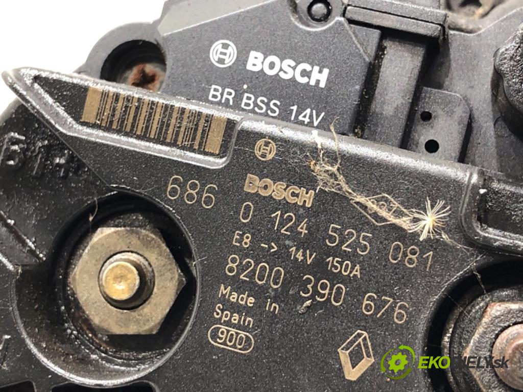 RENAULT SCÉNIC II nadwozie wielkoprzestrzenne (MPV) 2006 63 kW 1.5 dCi (JM1F) 1461 Alternátor 8200390676 (Alternátor)