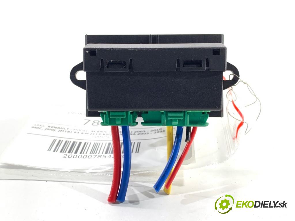 RENAULT SCÉNIC II nadwozie wielkoprzestrzenne (MPV) 2003 83 kW 1.6 (JM0C, JM0J, JM1B) 1598 odpor rezistor topení vzduchu  (Odpor topení)