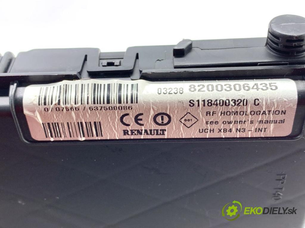 RENAULT SCÉNIC II nadwozie wielkoprzestrzenne (MPV) 2003 83 kW 1.6 (JM0C, JM0J, JM1B) 1598 Modul UCH 8200306435 (Riadiaca jednotka ostatné)