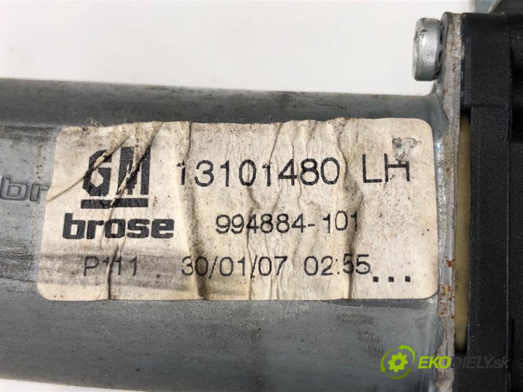 OPEL ASTRA H liftback 2007 66 kW 1.3 CDTI (L48) 1248 Mechanizmus okna ľavy predný 13101480