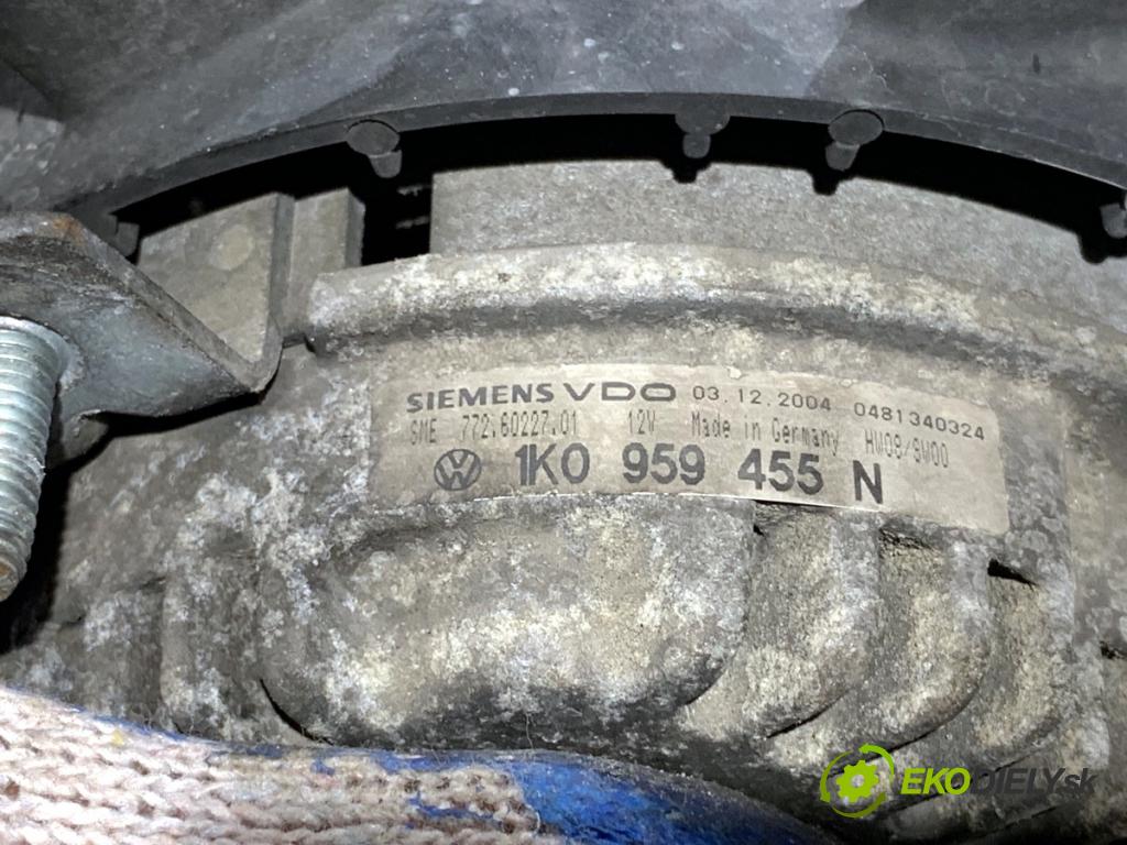 VW TOURAN nadwozie wielkoprzestrzenne (MPV) 2005 77 kW 1.9 TDI 1896 ventilátor chladiče 1K0959455N (Ventilátor)