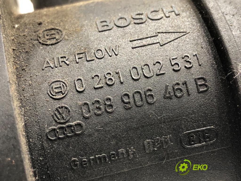 VW TOURAN nadwozie wielkoprzestrzenne (MPV) 2005 77 kW 1.9 TDI 1896 Váha vzduchu 0281002531 (Váha vzduchu)