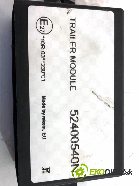 VW TOURAN nadwozie wielkoprzestrzenne (MPV) 2005 77 kW 1.9 TDI 1896 Modul ťažného oka 52400540N (Riadiaca jednotka ostatné)