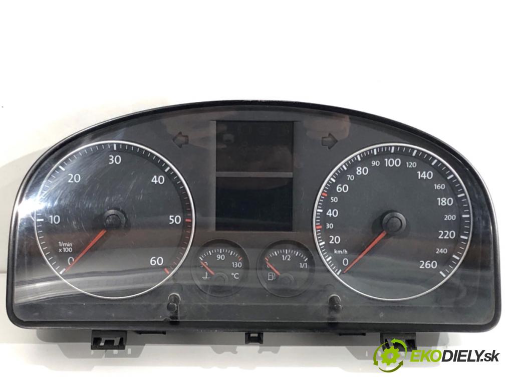 VW TOURAN nadwozie wielkoprzestrzenne (MPV) 2005 77 kW 1.9 TDI 1896 prístrojovka 1T0920861A (Přístrojová deska)