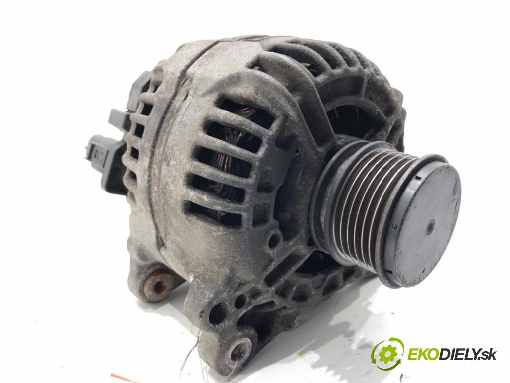 VW TOURAN nadwozie wielkoprzestrzenne (MPV) 2005 77 kW 1.9 TDI 1896 Alternátor 06F903023F (Alternátor)