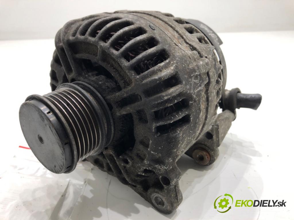 VW TOURAN nadwozie wielkoprzestrzenne (MPV) 2005 77 kW 1.9 TDI 1896 Alternátor 06F903023F (Alternátor)