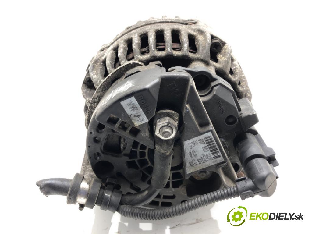 VW TOURAN nadwozie wielkoprzestrzenne (MPV) 2005 77 kW 1.9 TDI 1896 Alternátor 06F903023F (Alternátor)