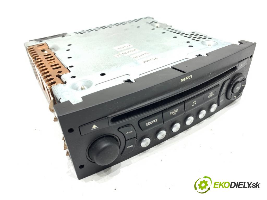 CITROEN C4 PICASSO I nadwozie wielkoprzestrzenne (MPV) 2007 80 kW 1.6 HDi 1560 RADIO 96591777XT00 (Audio zariadenie)