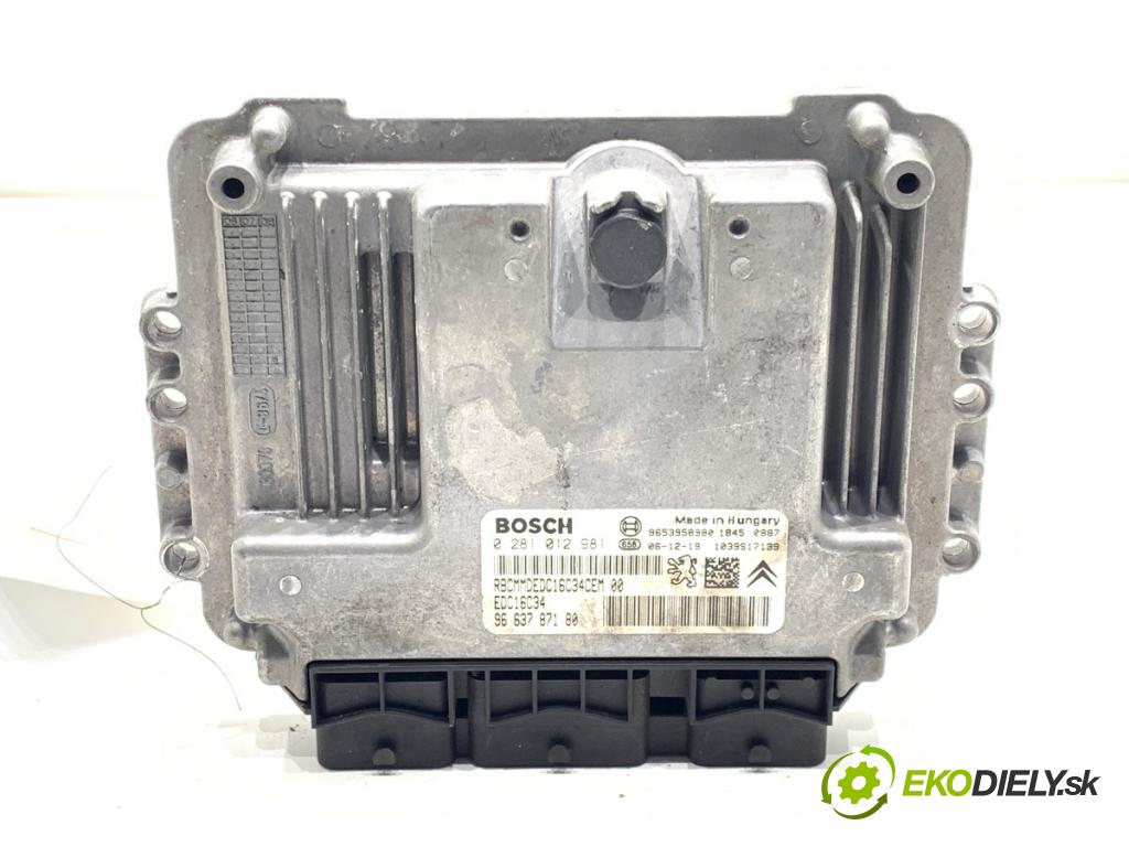 CITROEN C4 PICASSO I nadwozie wielkoprzestrzenne (MPV) 2007 80 kW 1.6 HDi 1560 riadiaca jednotka Motor 9663787180 (Riadiaca jednotka)