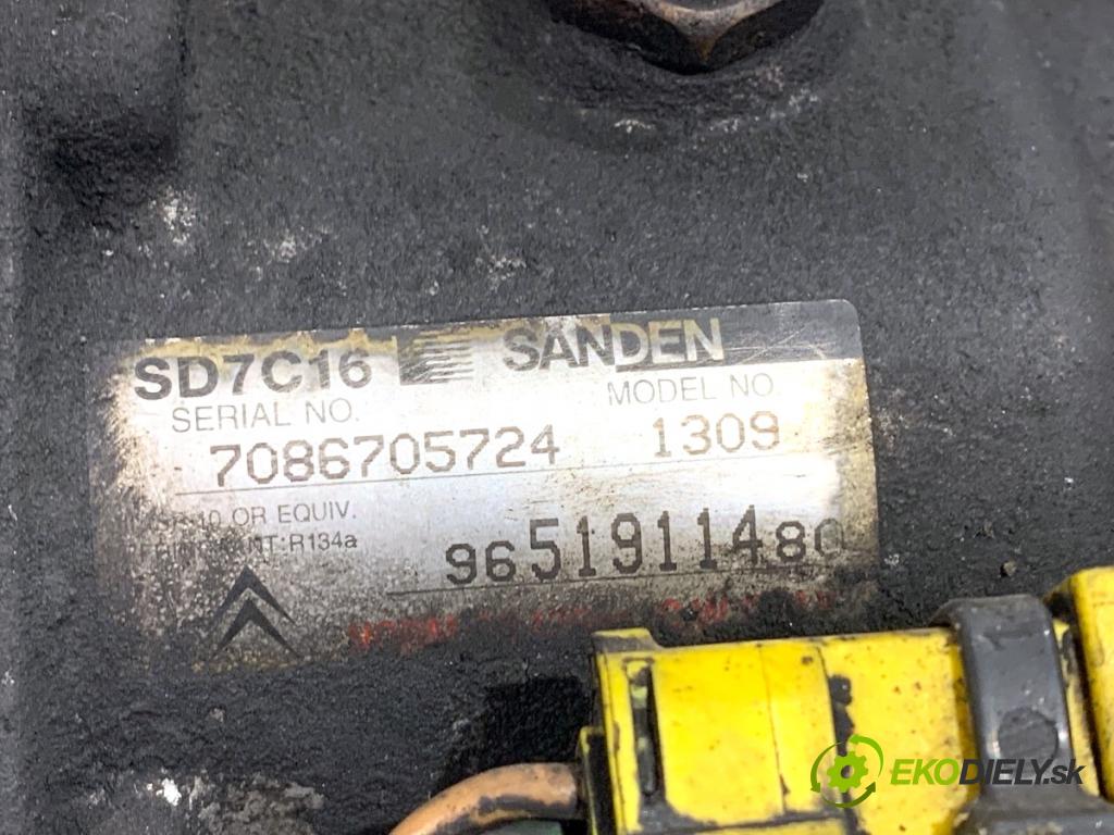 CITROEN C4 PICASSO I nadwozie wielkoprzestrzenne (MPV) 2007 80 kW 1.6 HDi 1560 Kompresor klimatizácie 9651911480 (Kompresor klimatizácie)