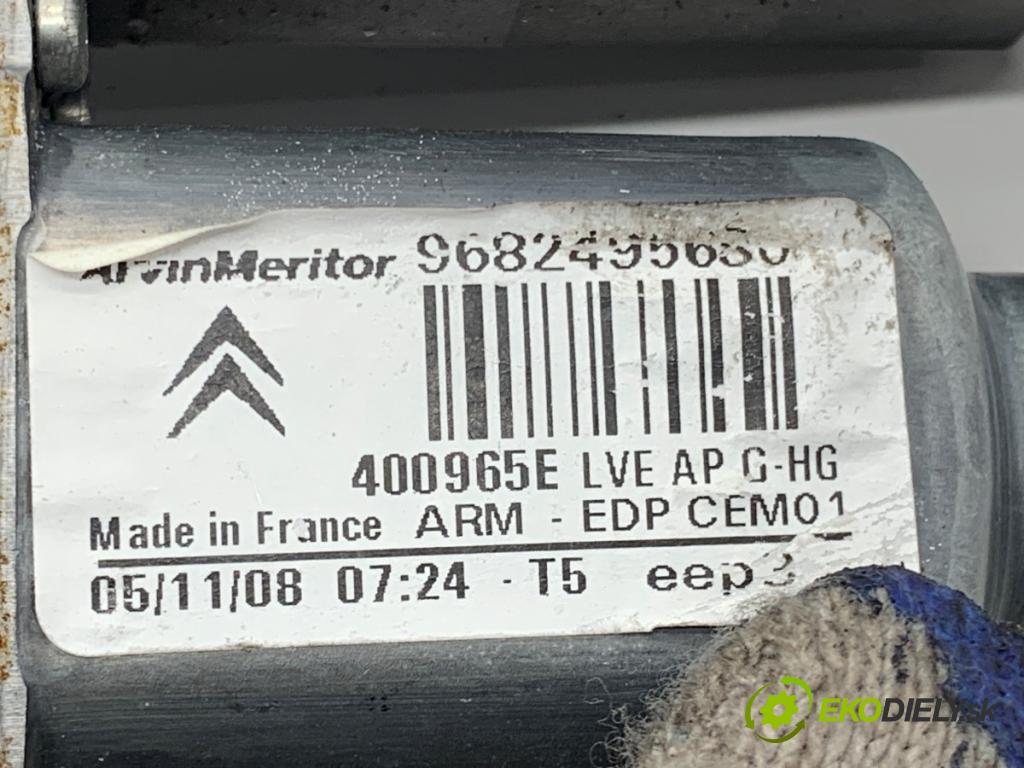 CITROEN C4 PICASSO I nadwozie wielkoprzestrzenne (MPV) 2007 80 kW 1.6 HDi 1560 Mechanizmus okna ľavy predný 9682495680