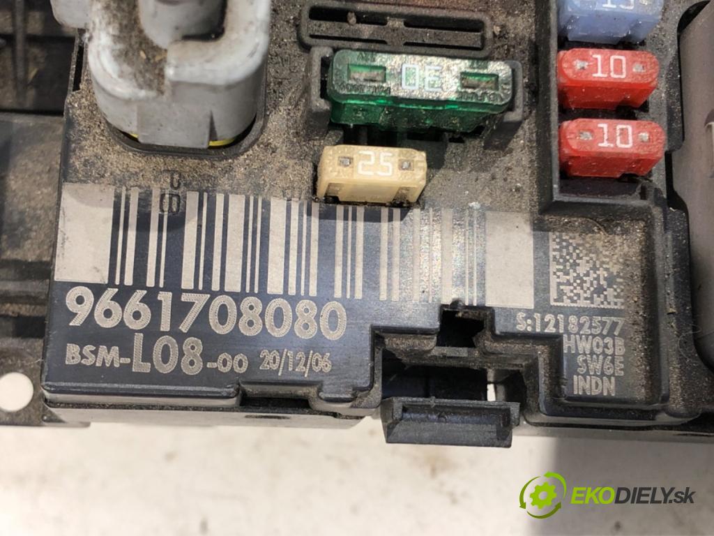 CITROEN C4 PICASSO I nadwozie wielkoprzestrzenne (MPV) 2007 80 kW 1.6 HDi 1560 Modul BSM 9661708080 (Riadiaca jednotka ostatné)