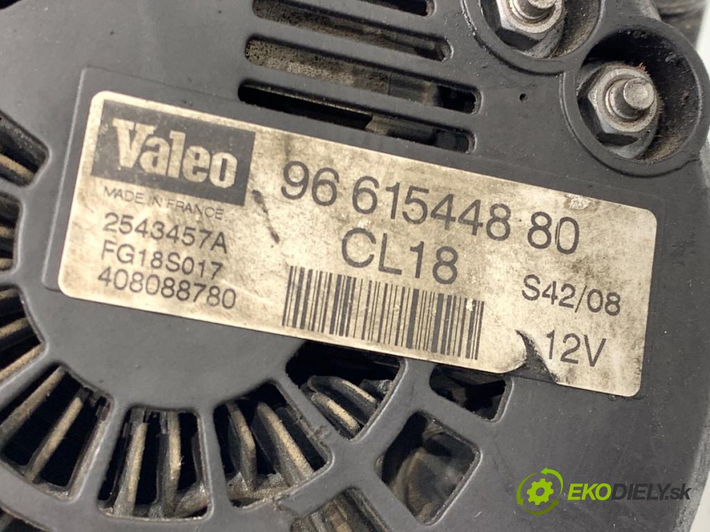 CITROEN C4 PICASSO I nadwozie wielkoprzestrzenne (MPV) 2007 80 kW 1.6 HDi 1560 Alternátor 9661544880 (Alternátor)