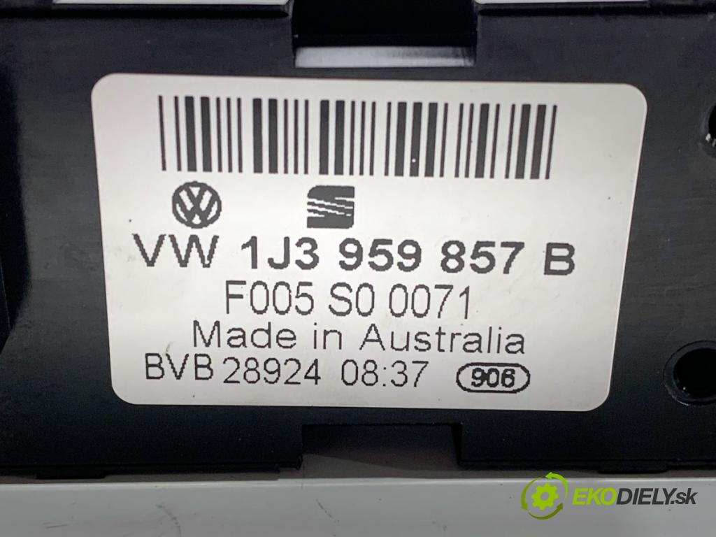 VW PASSAT B5 FL Kombi 2002 96 kW 1.9 TDI 1896 Prepínač okien 1J3959857B (Prepínacie páčky pod volantom)