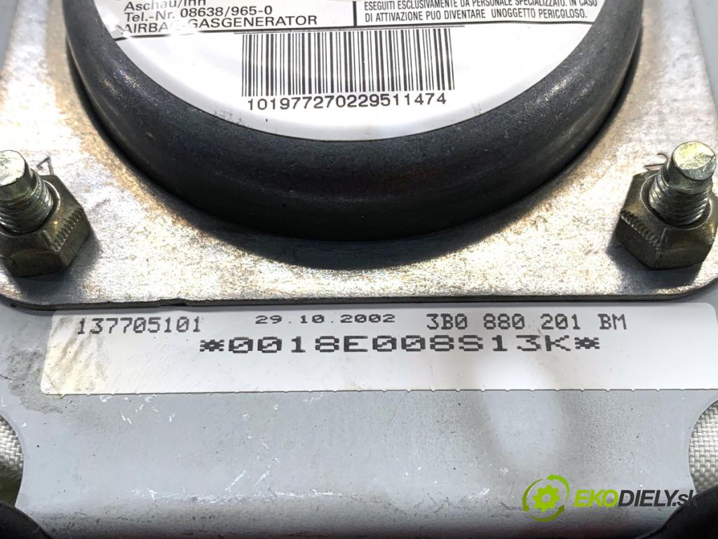 VW PASSAT B5 FL Kombi 2002 96 kW 1.9 TDI 1896 AirBag volantu 3B0880201BM (Airbag)