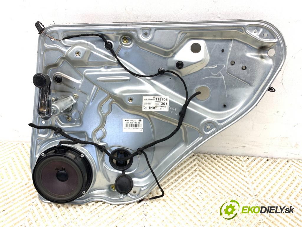 VW PASSAT B5 FL Kombi 2002 96 kW 1.9 TDI 1896 Mechanizmus okna pravy zad 3B9839752BE