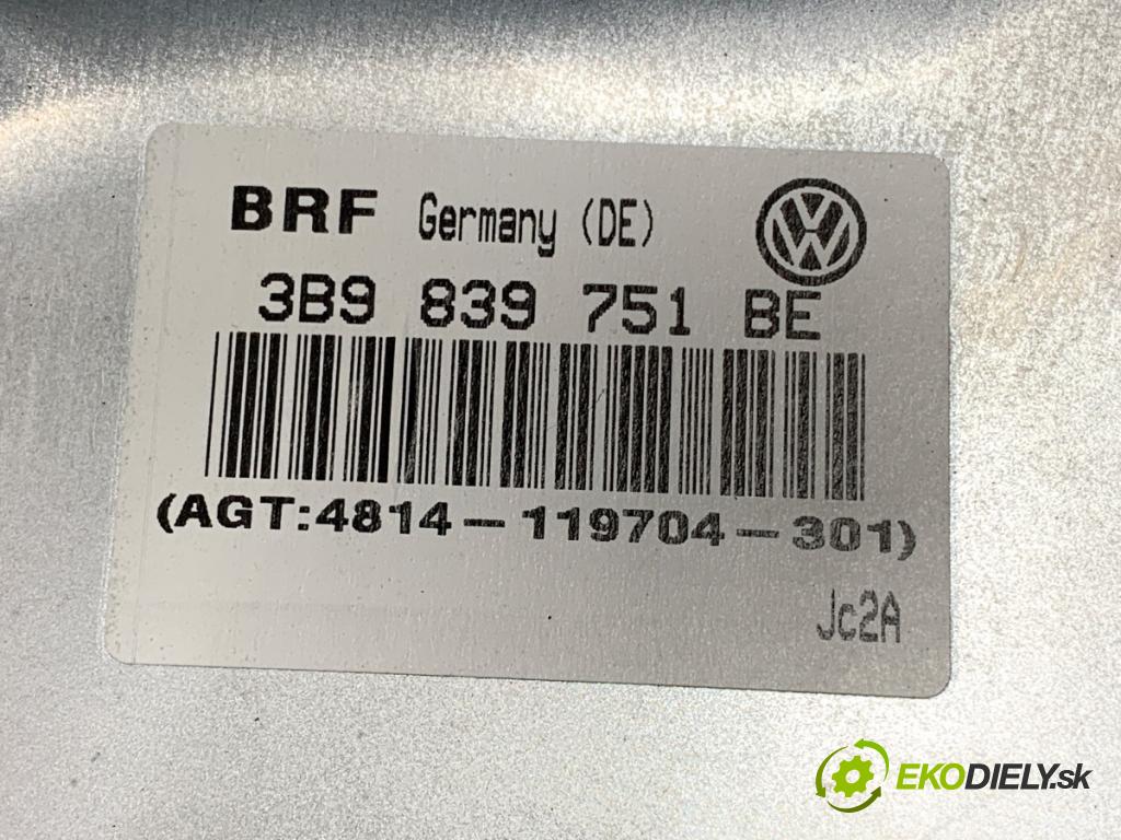 VW PASSAT B5 FL Kombi 2002 96 kW 1.9 TDI 1896 Mechanizmus okna ľavy zad 3B9839751BE