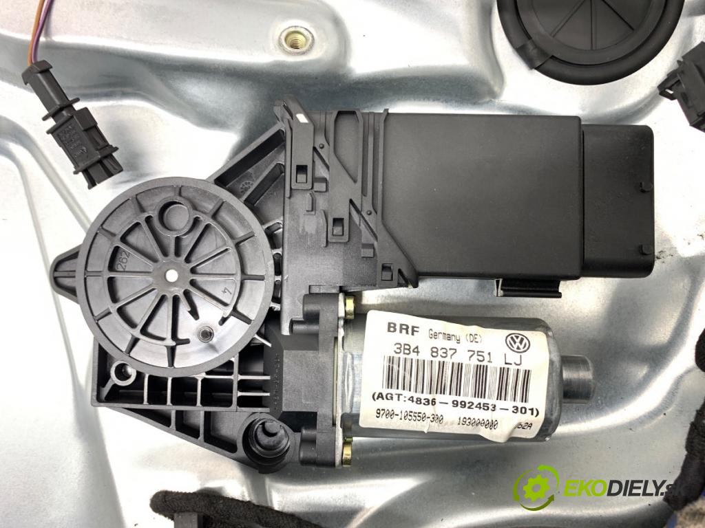 VW PASSAT B5 FL Kombi 2002 96 kW 1.9 TDI 1896 Mechanizmus okna ľavy predný 3B4837751LJ