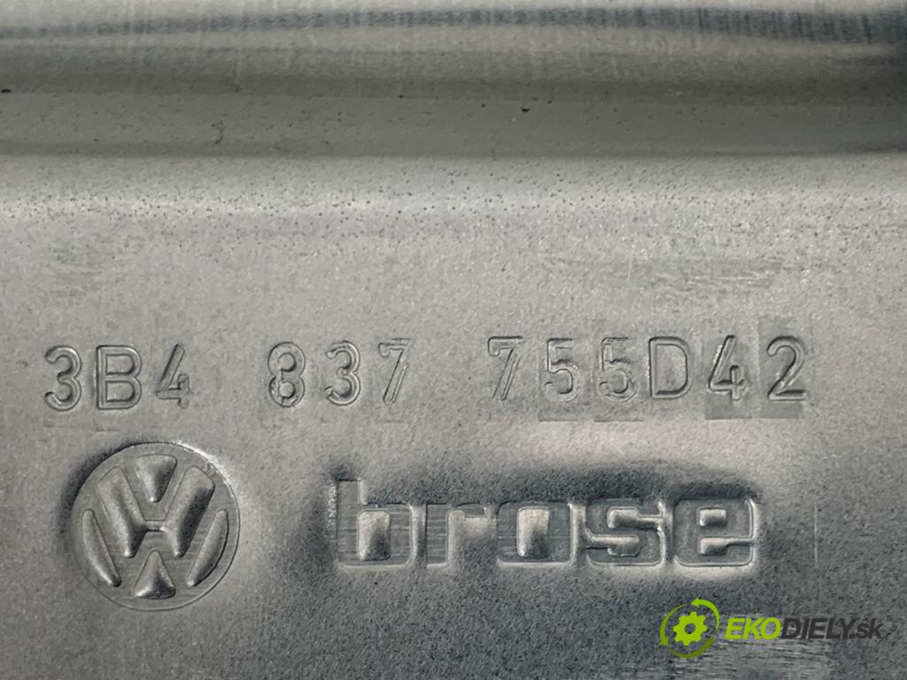 VW PASSAT B5 FL Kombi 2002 96 kW 1.9 TDI 1896 Mechanizmus okna ľavy predný 3B4837751LJ