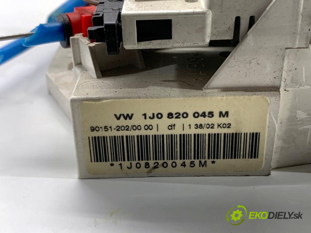 VW PASSAT B5 FL Kombi 2002 96 kW 1.9 TDI 1896 Panel ovládania kúrenia 1J0820045M (Prepínacie páčky pod volantom)